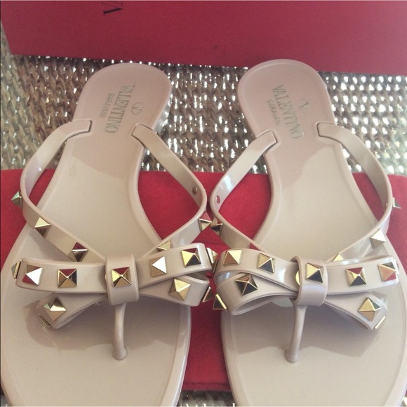 VALENTINO JELLY ROCK STUD SANDALS - Picture 4 of 8